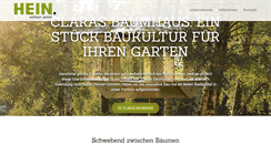 Desktop Screenshot of claras-baumhaus.de
